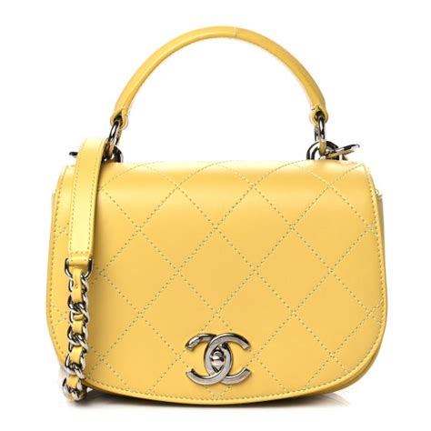 chanel calfskin stitched ring my bag flap crossbody|Chanel mini flap bags.